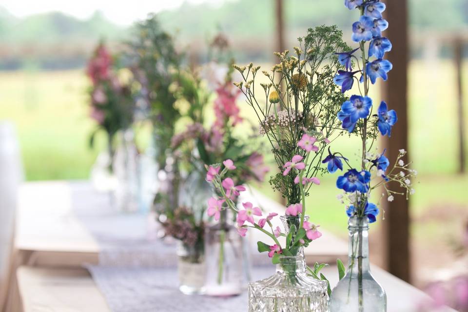 Wedding table centerpiece