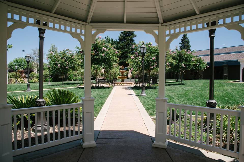 View from the gazebo