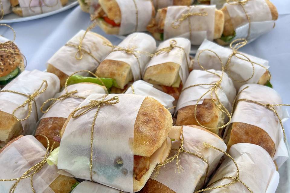 Personal wrapped sandwiches