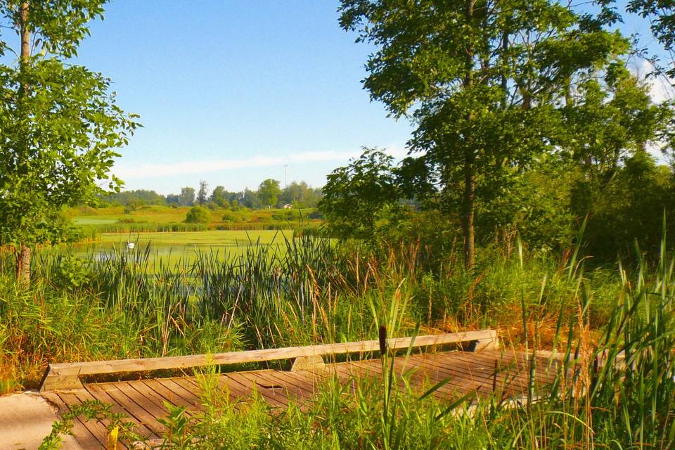 A bridge at Quail Ridge Golf Club