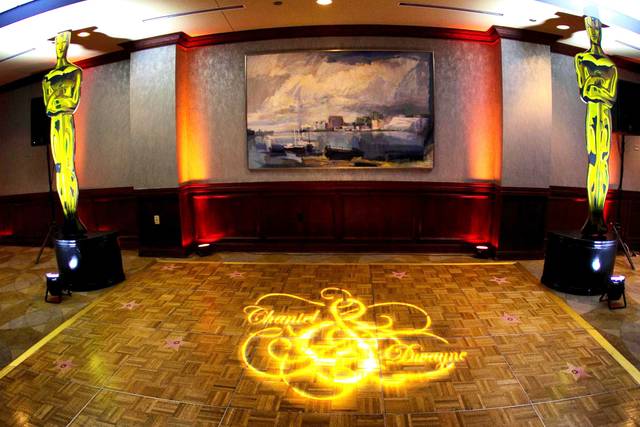 Movie themed dance floor