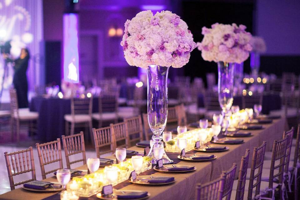 Romantic tablescape