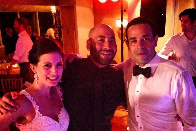 The couple with the DJ