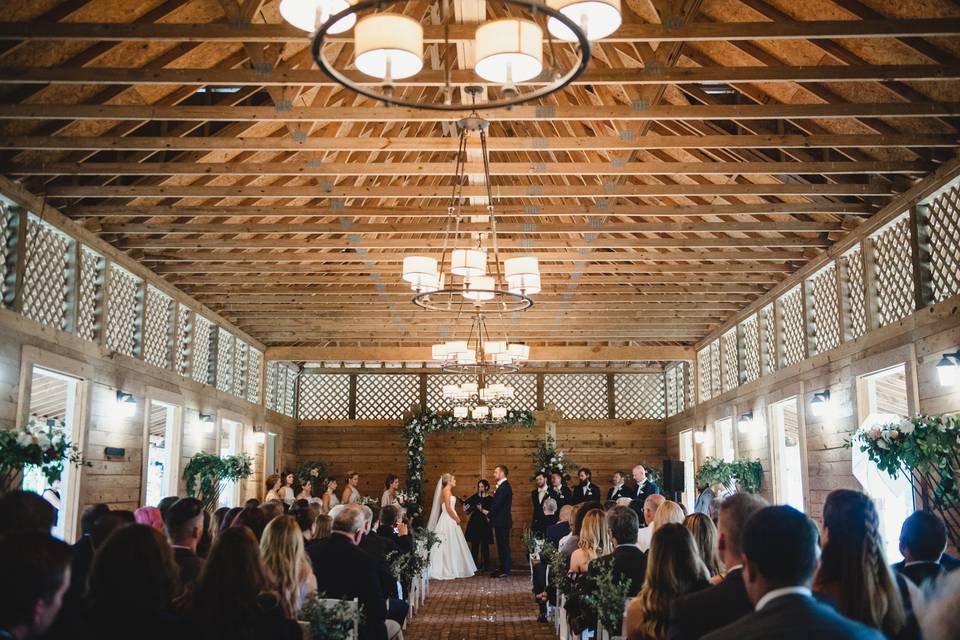 Ceremony in the stables