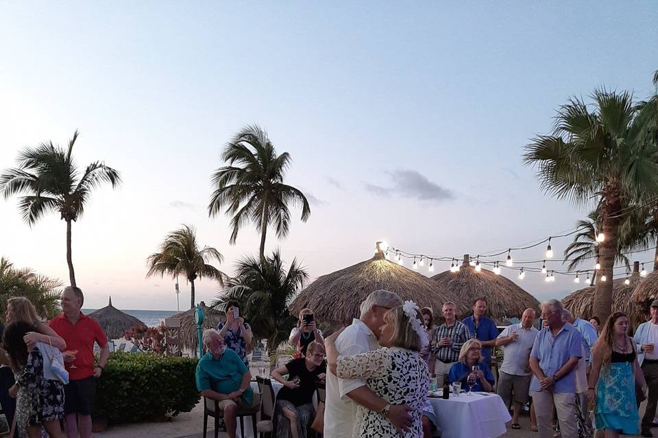 A beautiful first dance