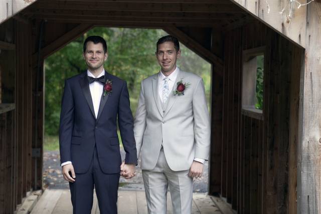 Grooms Hand in Hand