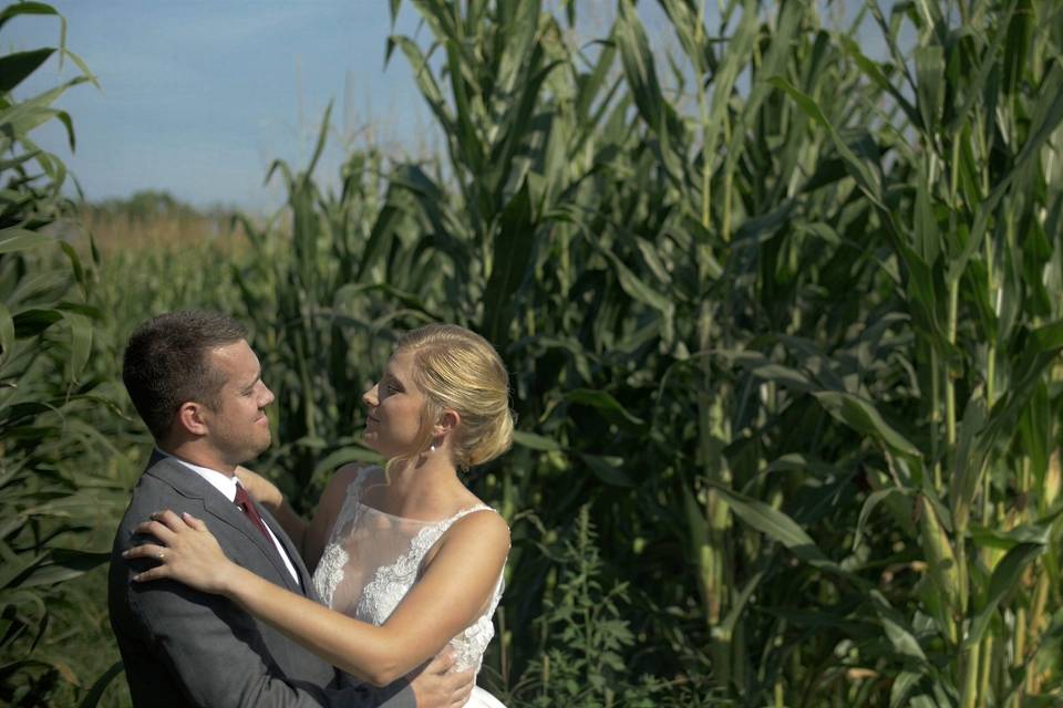 Couple Embraces During Photos