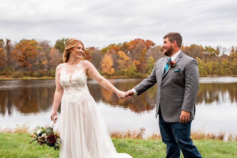 Wedding kiss