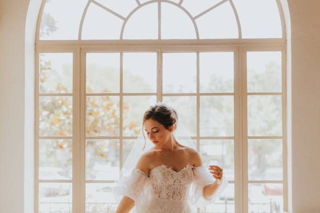 Elegant Bridals indoors
