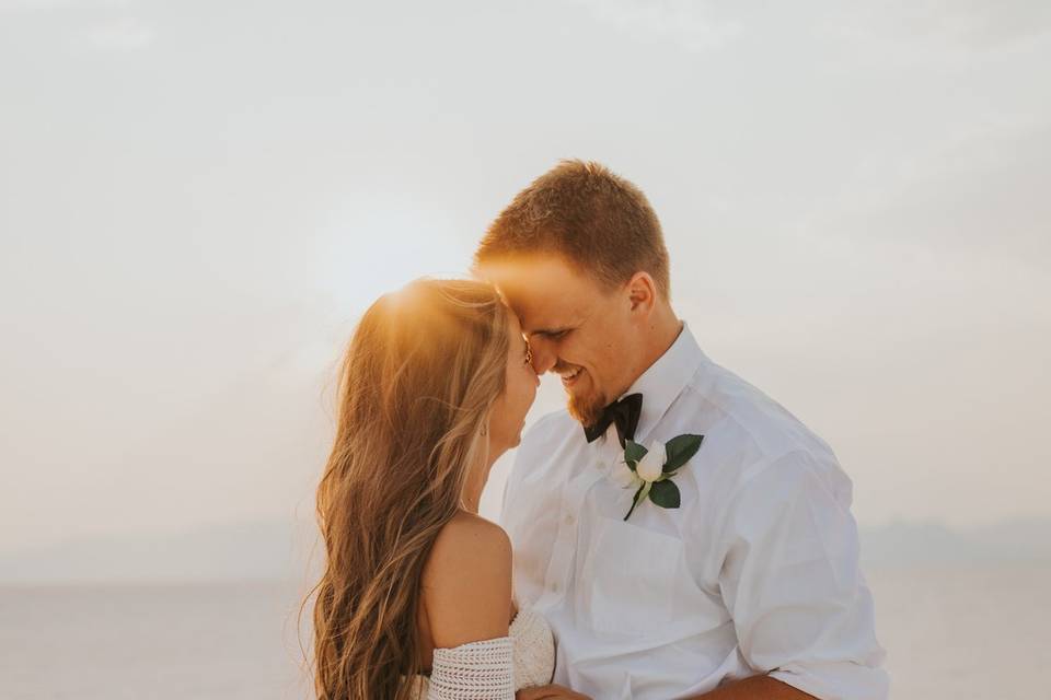 Salt Flat Bridal Portraits