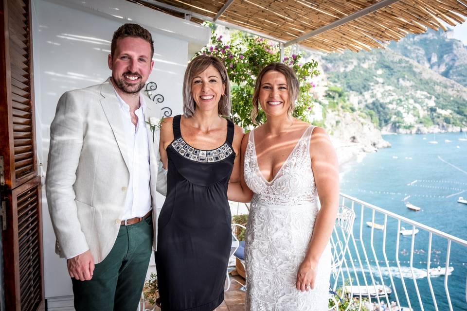 Officiant in positano