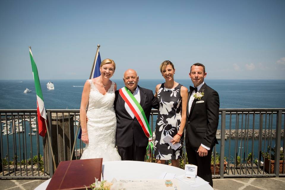 Amalfi coast officiant