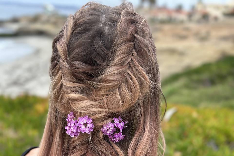 Fishtail updo