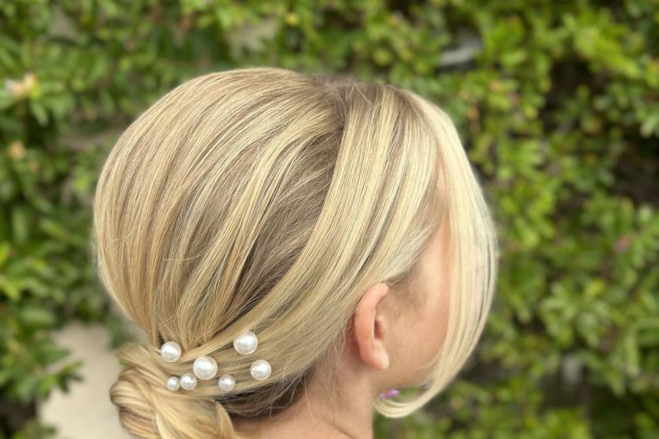 Simple chic updo