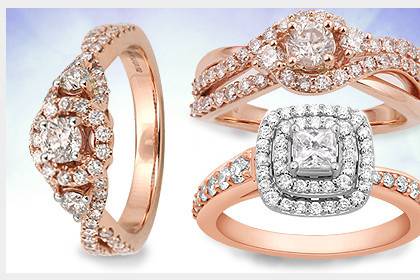 Rose gold rings