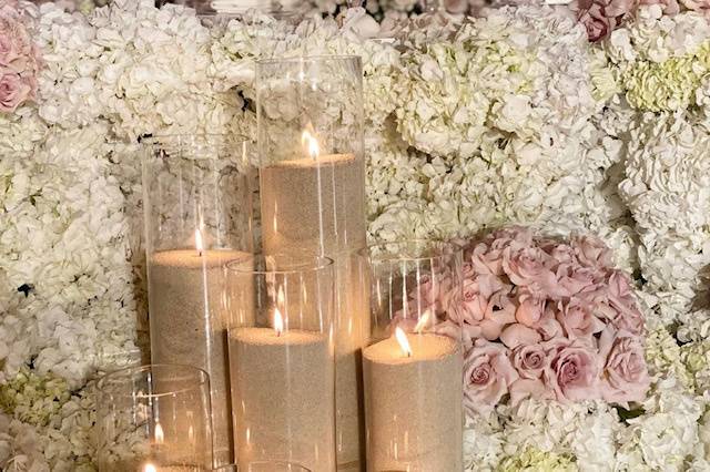 Nude Candles for a wedding