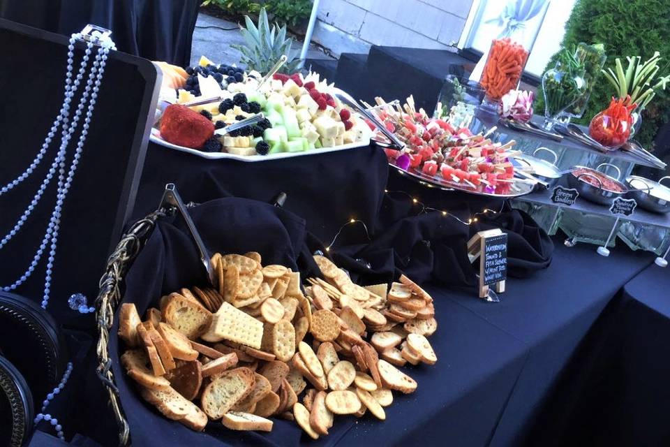 Appetizer wedding table