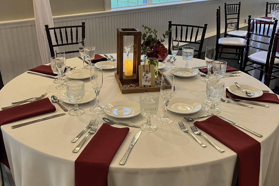 Table set up