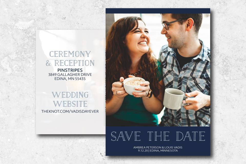 Save the Date Postcard