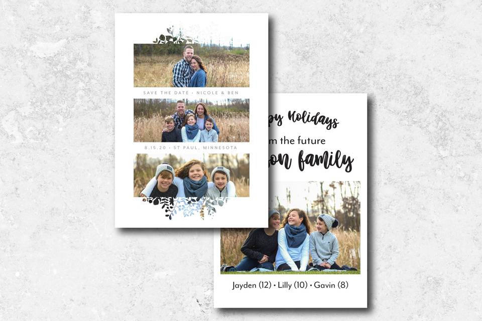 Save the Date Holiday Card