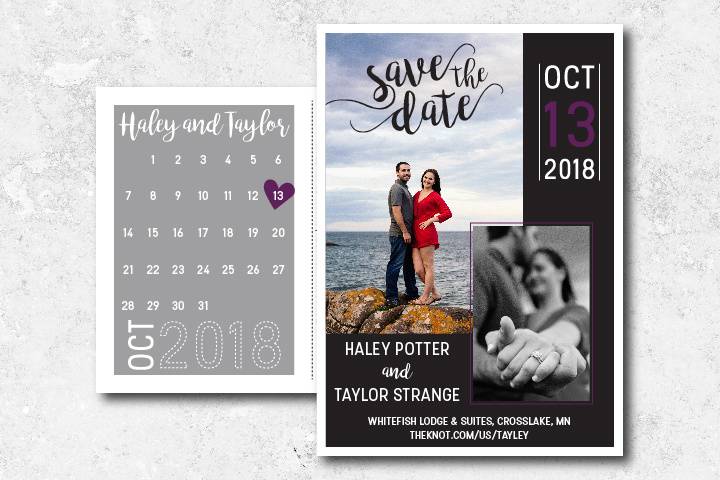 Save the Date Postcard