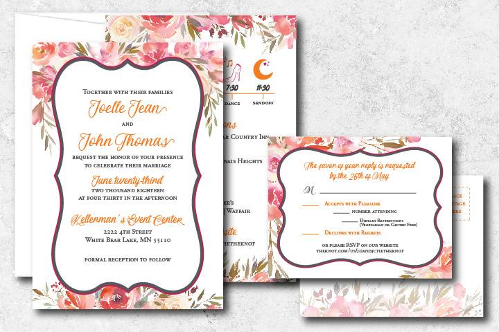 Flat Card Invitation