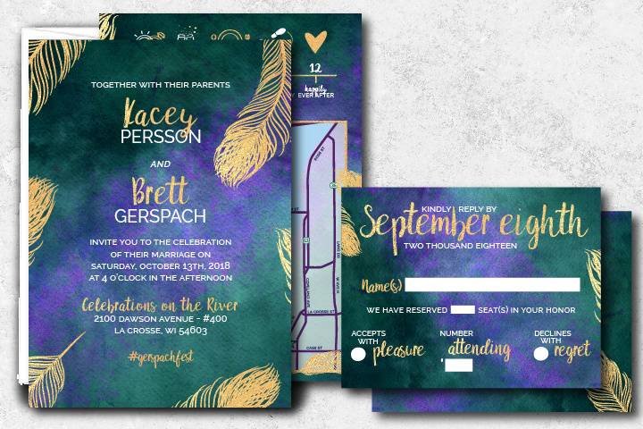 Flat Card Invitation