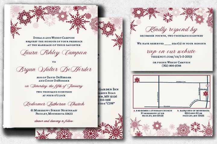 Flat Card Invitation