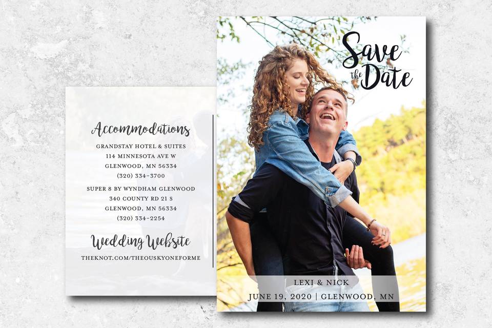 Save the Date Postcard