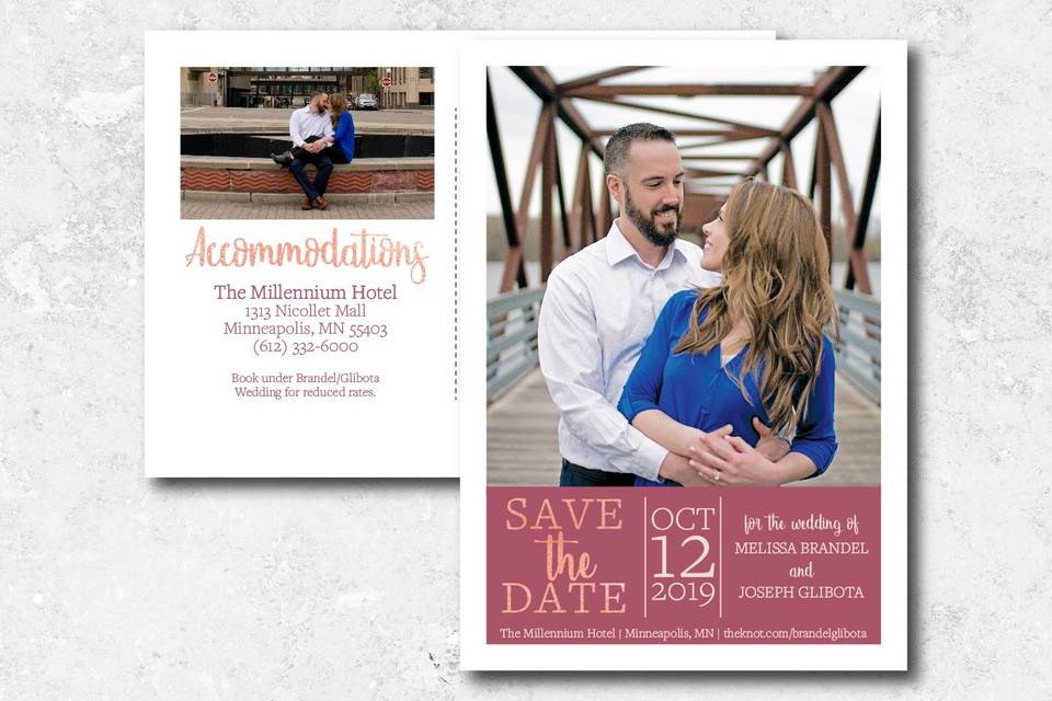 Save the Date Postcard