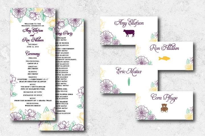Programs & Placecards