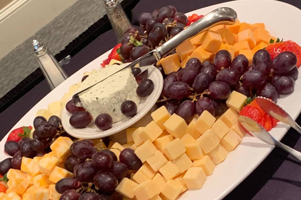 Cheese & Fruit Display