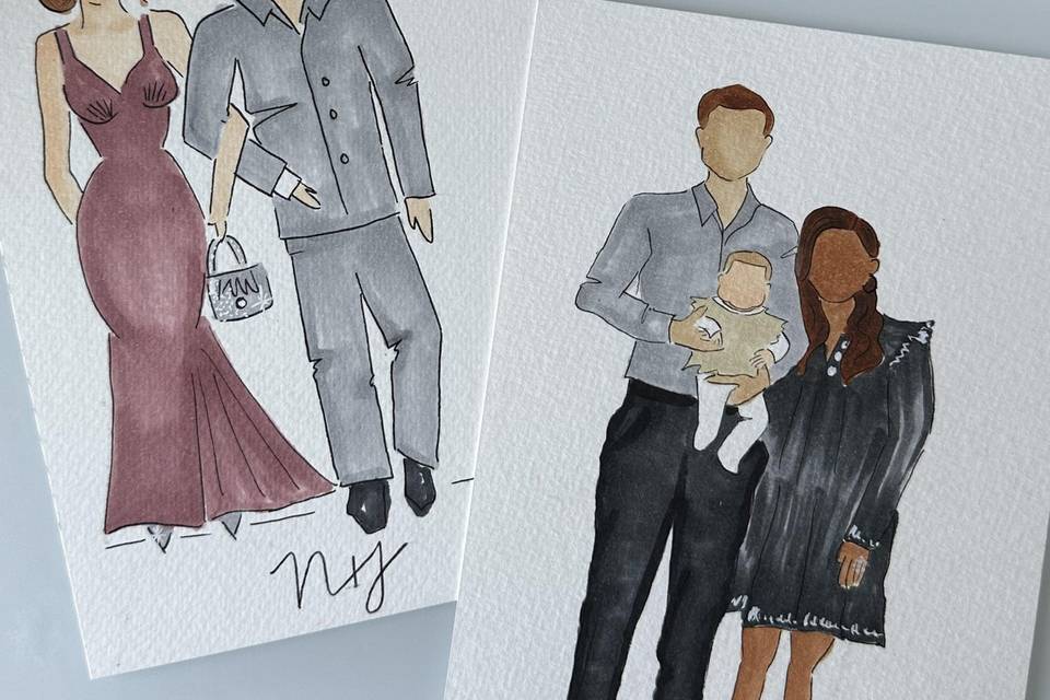 Fashion Guest Illustrations