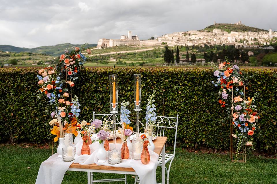 Assisi micro wedding - View