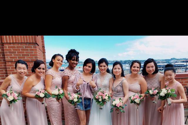 On-site hair and makeup