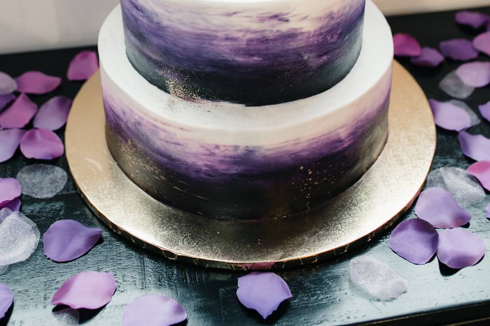 2 tier - Purple Ombre