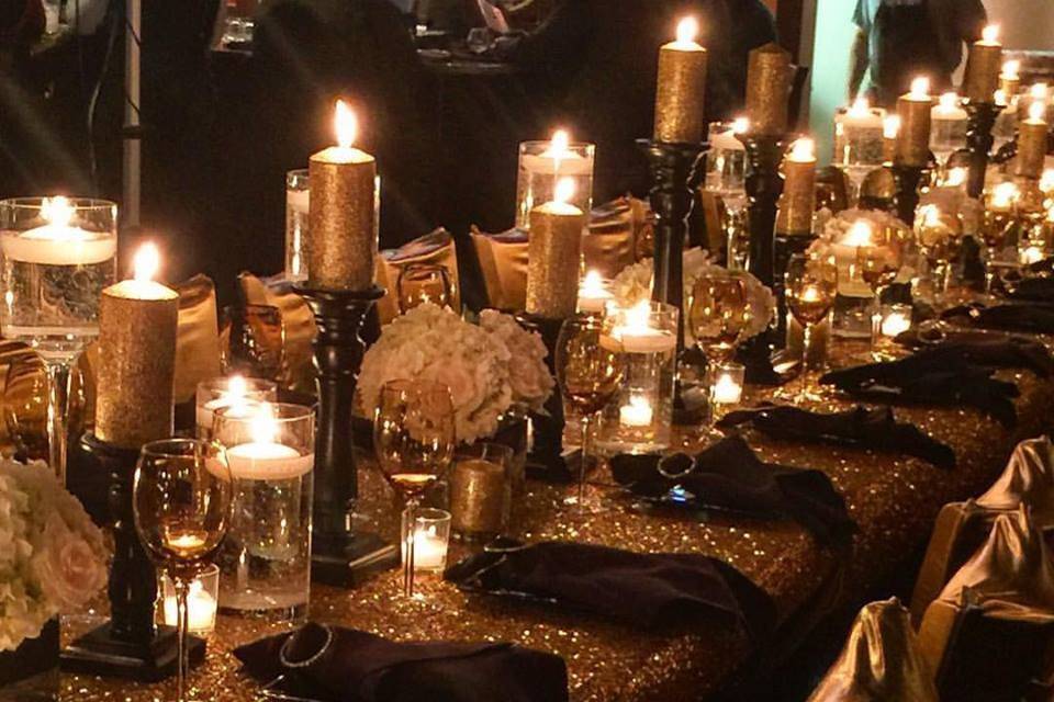 Long table setting