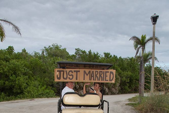 Just married