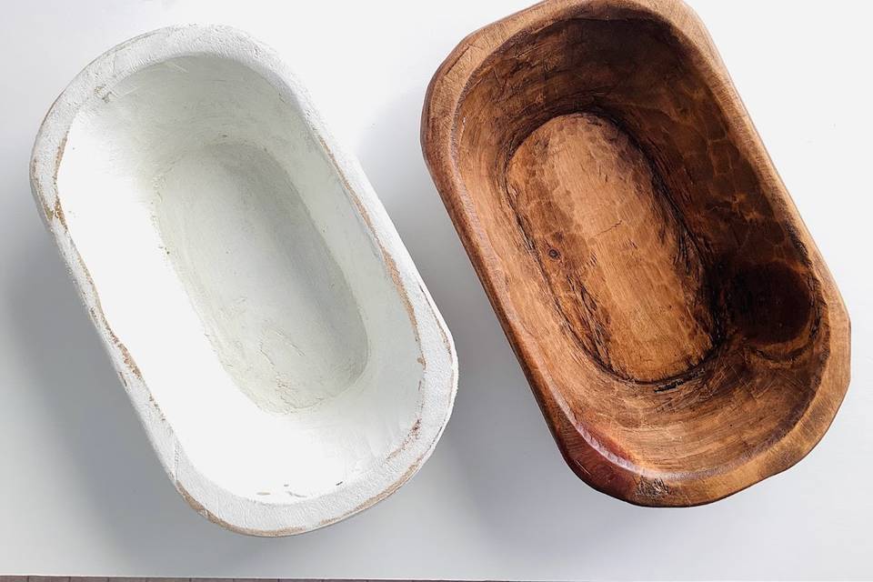 Wood Dough Bowls