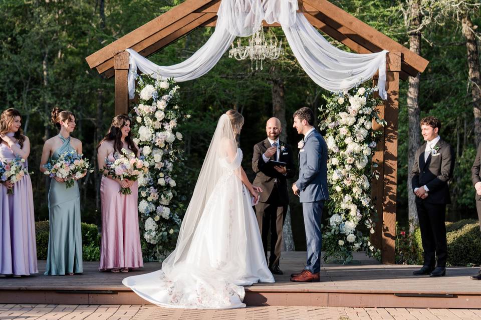 Outdoor ceremony
