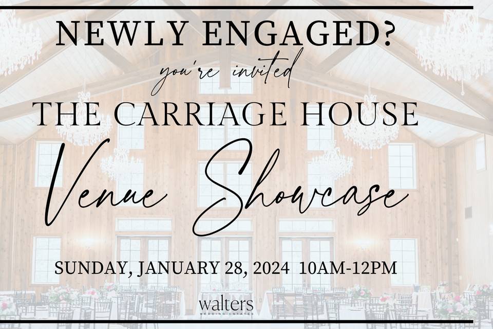 The Carriage House by Walters Wedding Estates