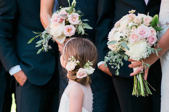 Flower hair piece