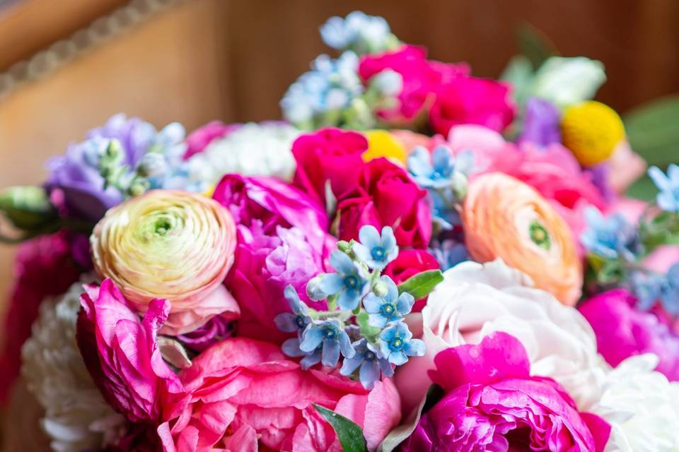 Pink & bright Bridal bouquet