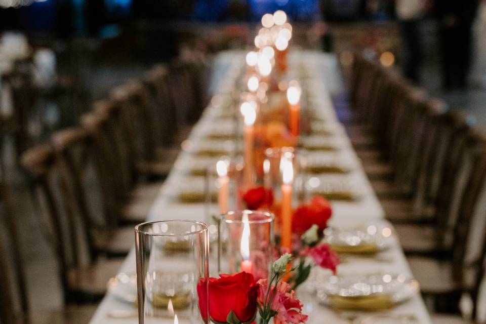 Colorful Table Decor