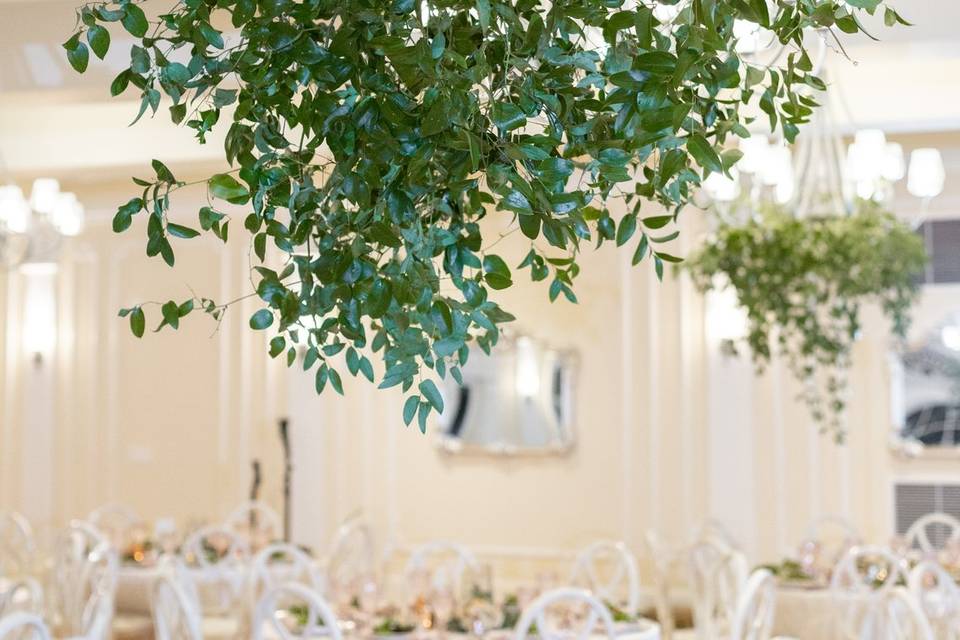 Chandelier greenery