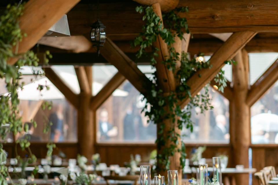 Beautiful Smilax Installation