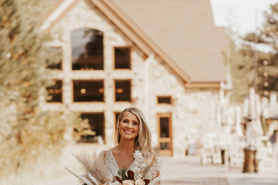 Pampas grass elegant bouquet