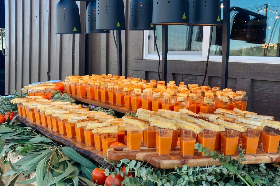 Tomato Soup Shooters!