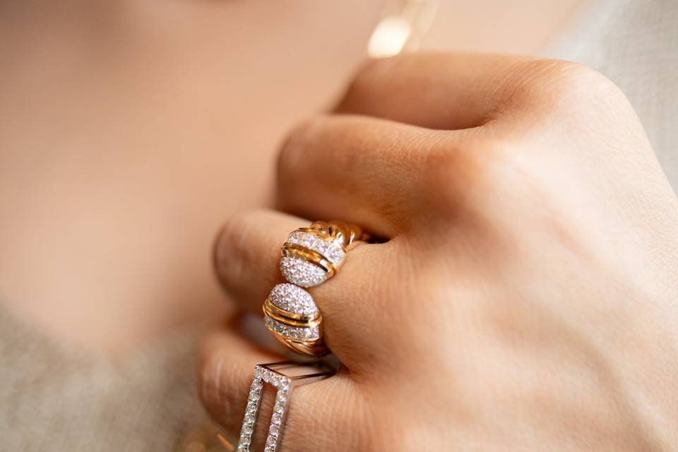 Yellow and White Gold Jewelry