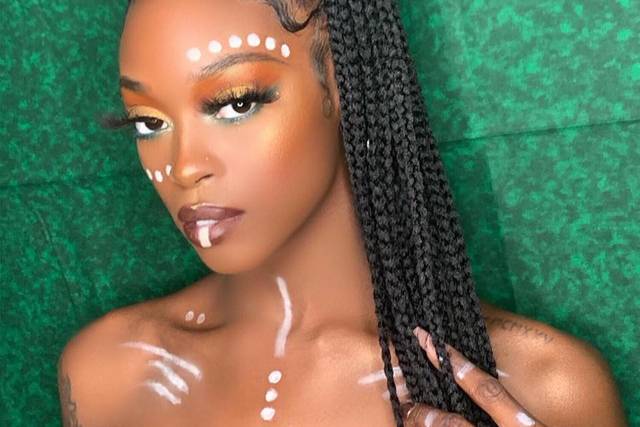 Glamorous makeup